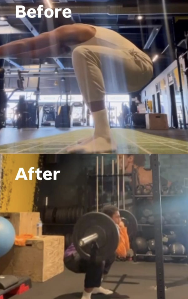 FlexyStrength client movement progress 3